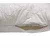 Подушка "Лебяжий пух"  70x70 (сатин/тик, сумка, съемный чехол)