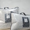 Подушка "Лён" 50x70 (Поплин, Льняное волокно, сумка, съемный чехол)